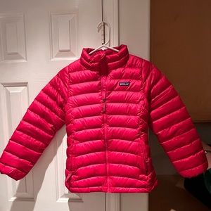 Kids large Patagonia down puffer jacket